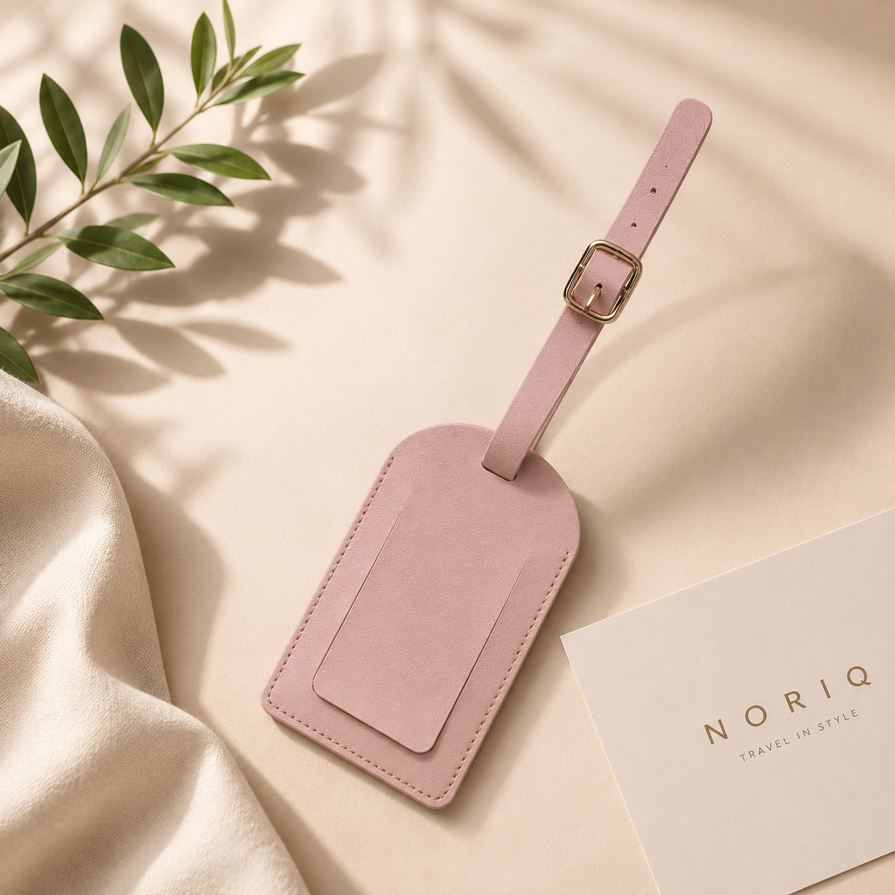 Soft Leather luggage Tag Signage