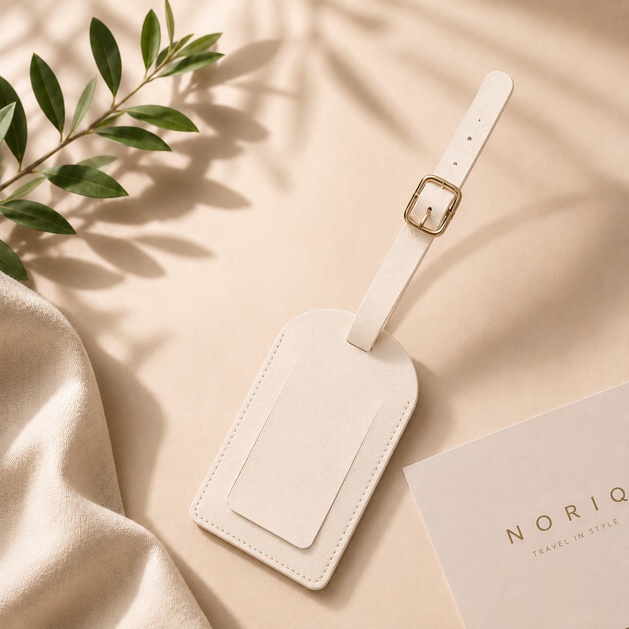 Soft Leather luggage Tag Signage