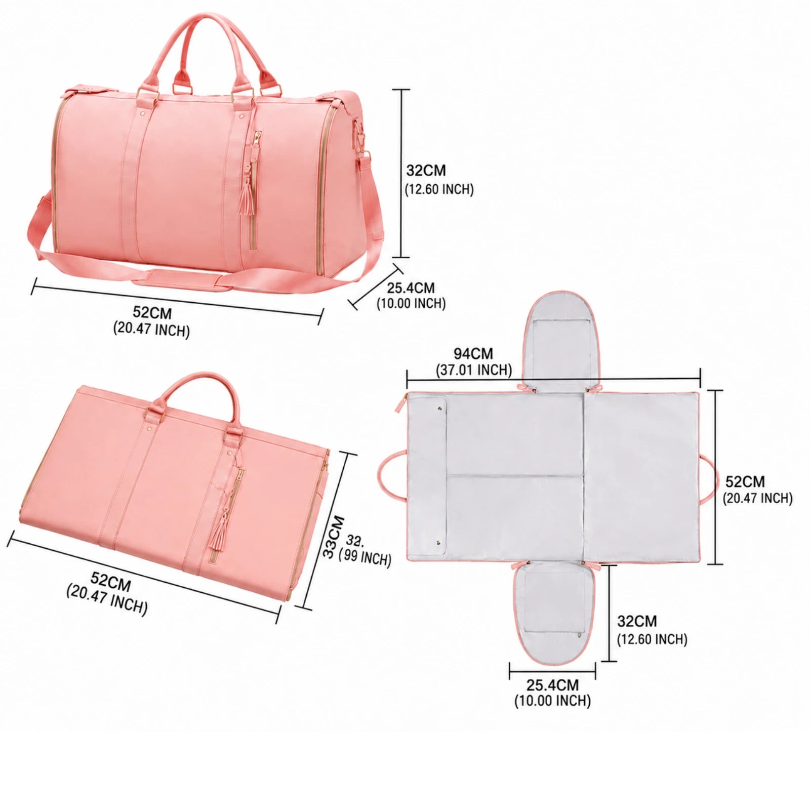 NORIQ Convertible Garment Bag